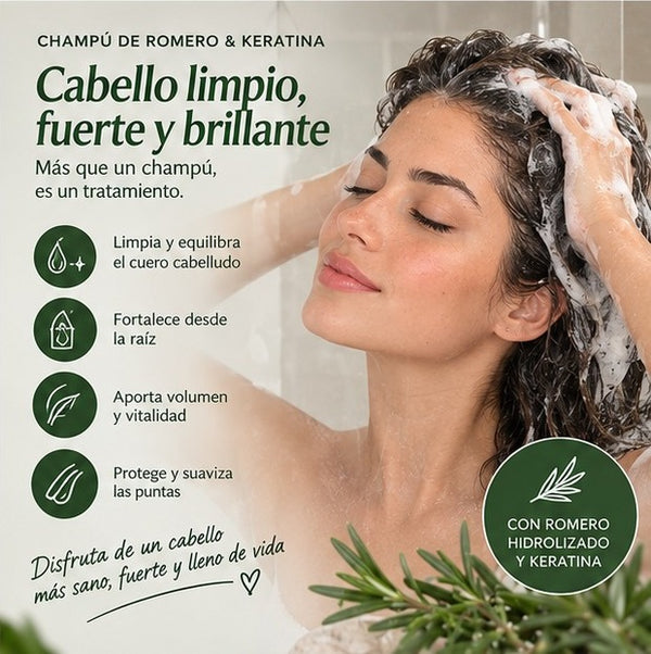 Champú Natural de Romero