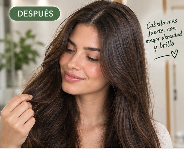 Cabello después de usar el Ritual Capilar Completo